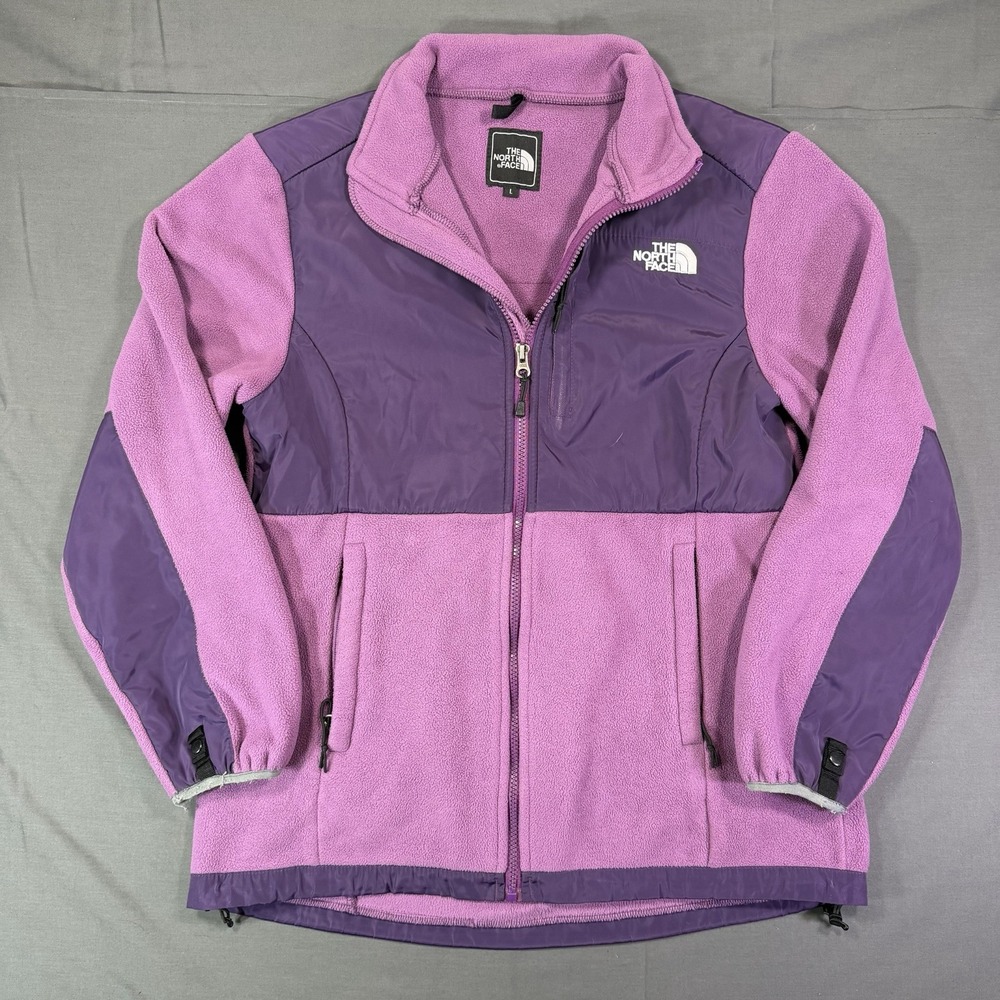 The North Face Purple Denali Fleece Jacket Large Women's ZIPUP